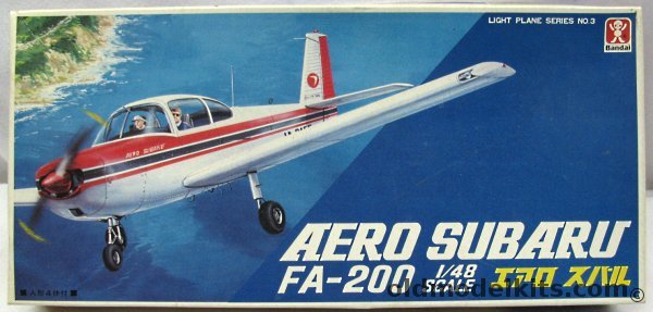 Bandai 1/48 Aero Subaru FA-200, 8517 plastic model kit